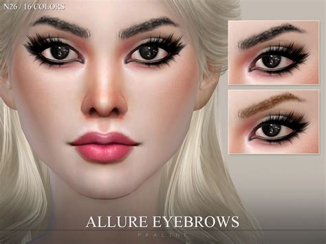 The Sims Resource Eyebrow Pack N02