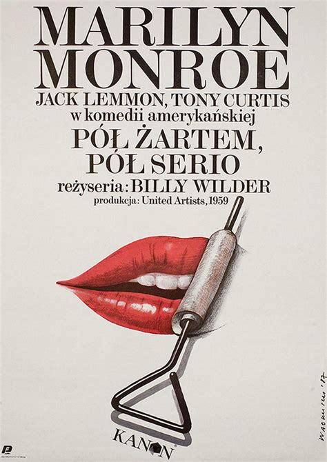 Some Like It Hot R1987 Polish B1 Poster Posteritati Movie Poster Gallery