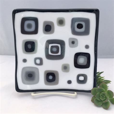 Fused Glass Plates Etsy