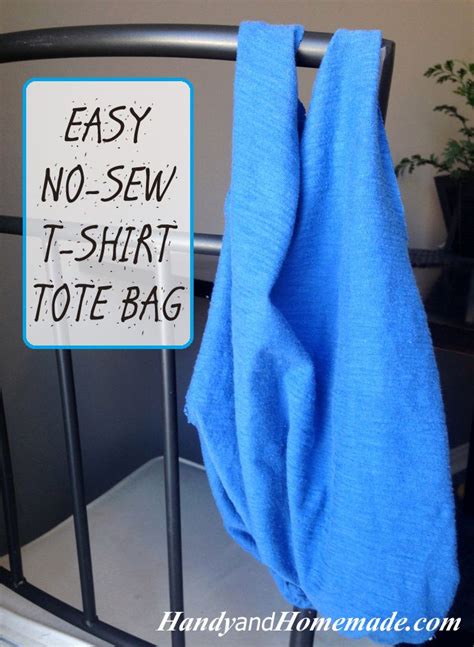 Easy No Sew T Shirt Tote Bag Tutorial Tote Bag Tutorial Diy Tote Bag