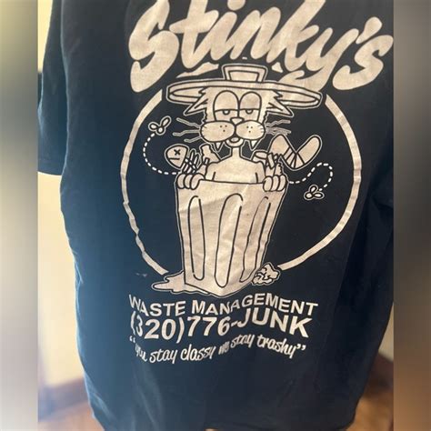 Alab Shirts Vintage Stinkys Waste Management Size Large Tshirt