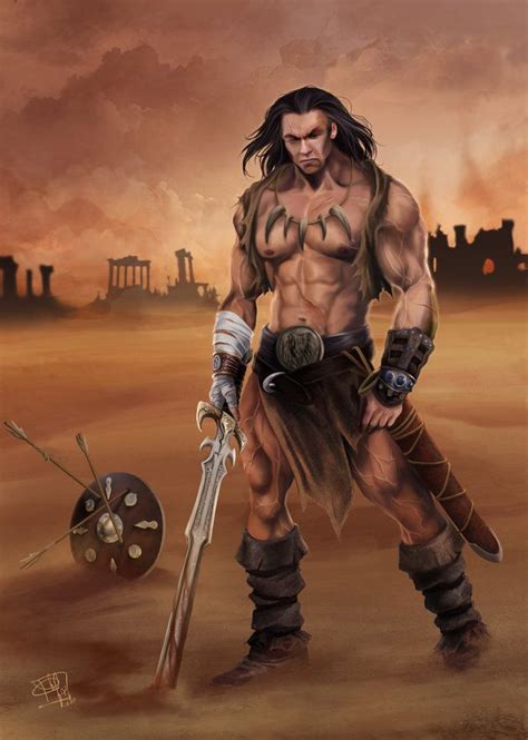 Barbarian By Clefchan Deviantart On DeviantArt Conan The