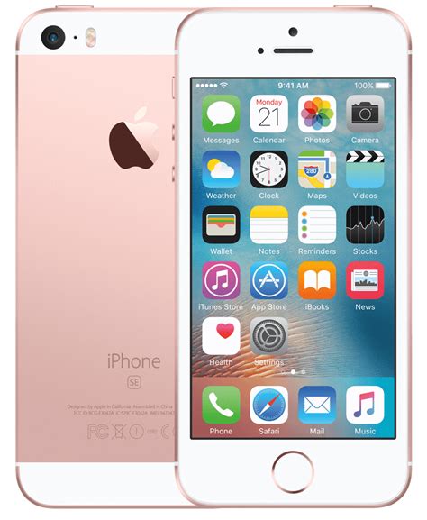 Restored Apple Cell Phone Iphone Se 16gb Gsm Unlocked Smartphone Rose