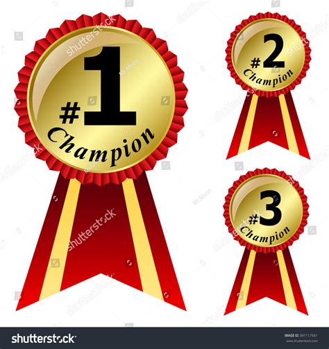 Winner First Prize Vector Stock Vector Royalty Free 391117561