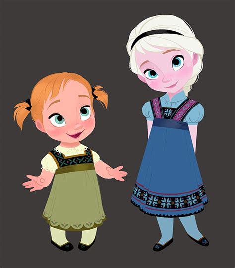 Image Elsa And Anna Children Disney Wiki Fandom Powered By Wikia