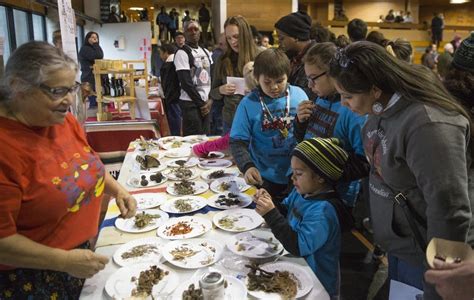 At Native American Food Tasting Indigenous Community Reclaim Who They