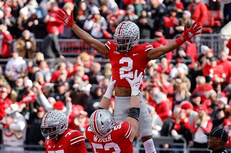 ohio state dominates michigan state 56 7 in top 10 matchup