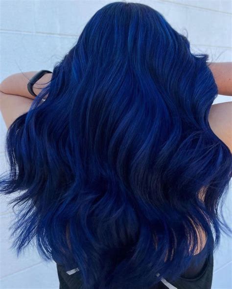 Deep Blue Hair Semi Permanent Hair Color Permanent Hair Color Dark