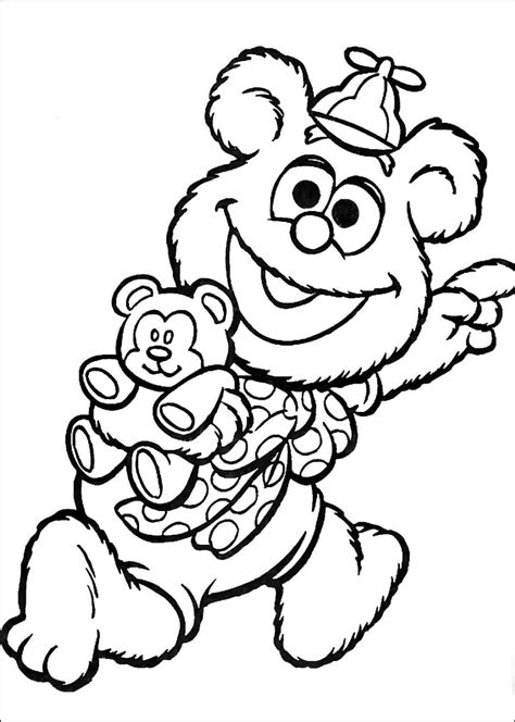 Top 20 Printable Muppet Babies Coloring Pages Online