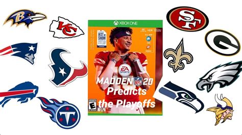 Madden 20 Predicts The 2019 2020 Playoffs Youtube