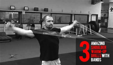 3 Amazing Shoulder Warm Up Drills With Bands Dieselsc Warmup Drill