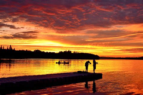Fishing At Sunset Sunset Sunrise Sunset Sunrise