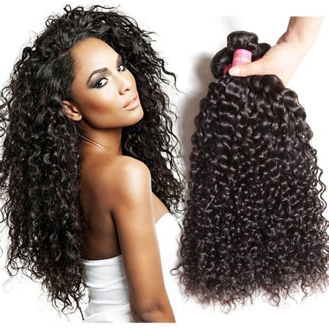 #1b natural black kinky curly hair extensions are full length with a tight curl style that can also be curled, straightened and colored to achieve your desired look. Nadula Unprocessed Virgin Indian Curly Hair Weave 3 ...