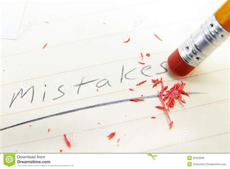 Mistake Fix Stock Photo Image Of Correct Concept Erase 25422596