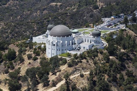 Aerial View Of Griffith Observatory Los Angeles California Original
