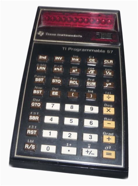 Ti 57 Programmable Calculator Calculator Computing History