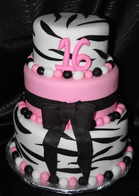 Zebra Hot Pink Birthday Cake Ideas Best Birthday Cakes