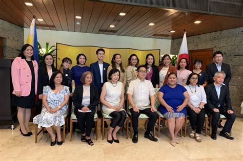 japanese embassy welcomes returnees of teaching program abs cbn news