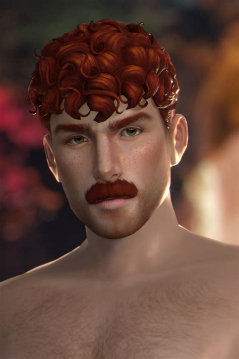 Wistfulpoltergeist Seraphim Base Game Compatible Hairstyle For Male Sims All LODs All