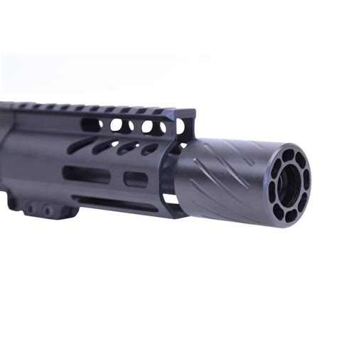 Guntec Usa Ar 9mm Muzzle Comp With Qd Blast Shield Micro Version