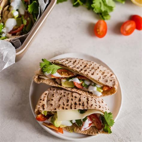 Avocado Chicken Pita Best Lunch Ever Guys If You Need An Easy