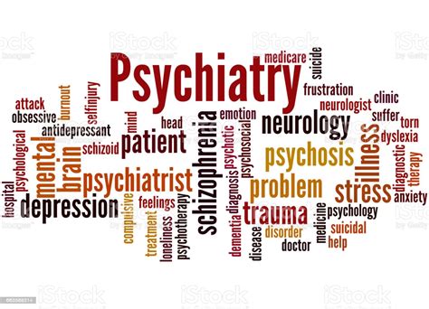 Psychiatry Word Cloud Concept 2 Stock Illustration - Download Image Now - iStock