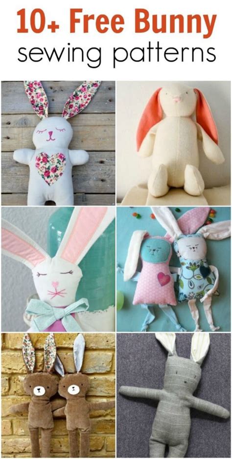 33 Easy Bunny Rabbit Sewing Pattern Alizzahaife