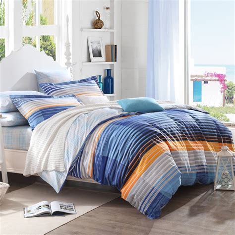 Orange And Blue Bedding Sets Home Furniture Design