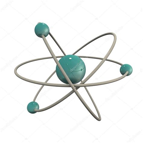 Atom Symbol 3d Model — Stock Photo © Master3d 29033929