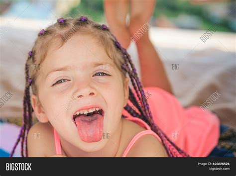 Girl Tongue Out Image And Photo Free Trial Bigstock