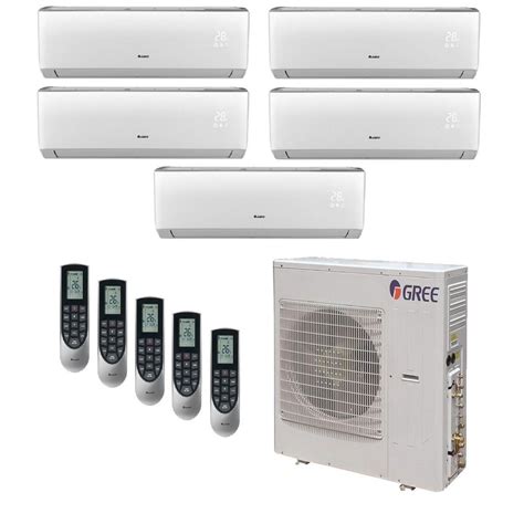 Installing a central air conditioner into a 2000 square ft. GREE Multi-21 Zone 42,000 BTU 3.5 Ton Ductless Mini Split ...