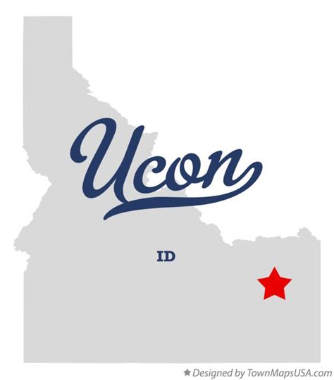 Map Of Ucon Id Idaho