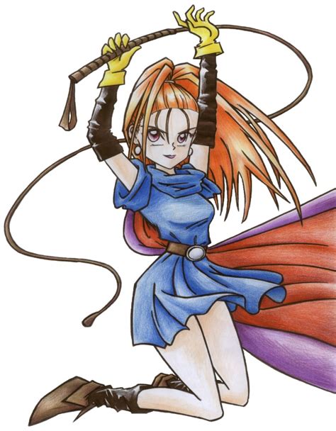 Barbara Dq6 Dragon Quest Dragon Quest Vi 1girl Cape Dress Elbow Gloves Female Focus