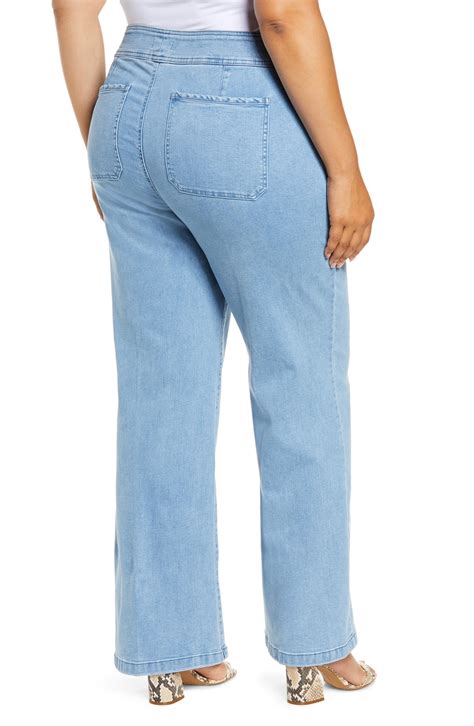 Nydj Denim Teresa Wide Leg Trouser Jeans In Blue Lyst