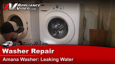 Or, if your washer is over 10 years old, it may be time for replacement. Washer Repair & Diagnostic - Leaking Water - Amana - Whirlpool NFW7300WW - YouTube