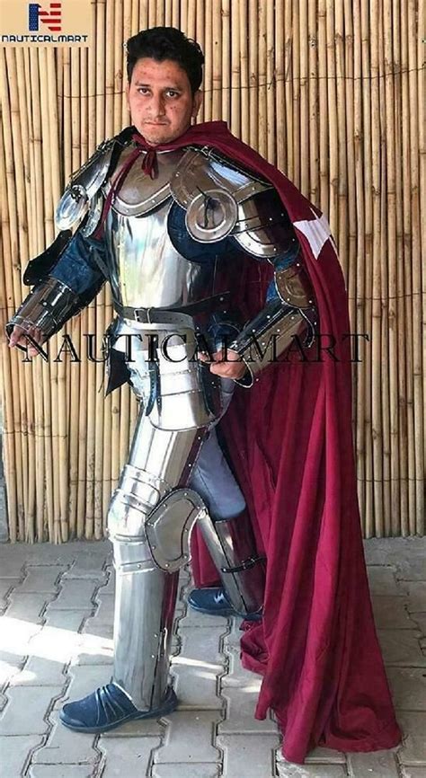 Medieval Larp Knight Wearable Full Suit Of Armor Halloween Costume