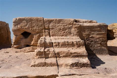 High Place Of Sacrifice In Petra Jordan Stock Image Image Of Ancient