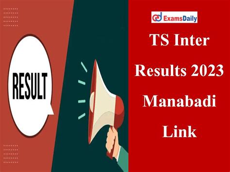 Ts Inter Results 2023 Manabadi Link Out Download Tsbie Intermediate