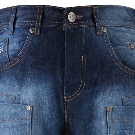 Rawcraft Designer Mens Jeans Button Fly Straight Leg Cargo Combat Denim Pants Ebay