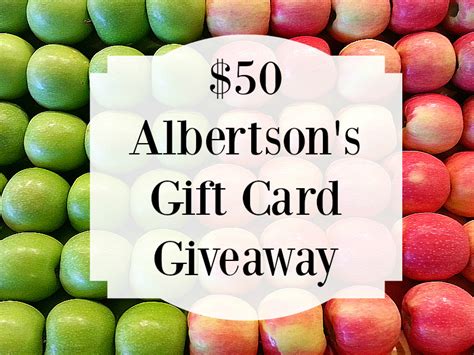 See 22 unbiased reviews of albertsons, rated 3.5 of 5 on tripadvisor and. Albertson's Gift Card Giveaway | Mama Likes This