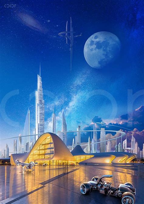 Pin By Sasha Parubets On картинки Futuristic Future City Fantasy City