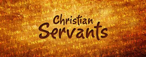 Characteristics Of Christian Servants Grace Church Gateshead We