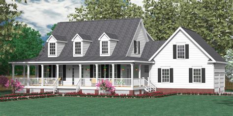 Smaller layouts are ideal for additionally, some one story homes present their master suite on a separate wing of the floor plan, offering seclusion from other bedrooms. Southern Heritage Home Designs - House Plan 2341-A The ...