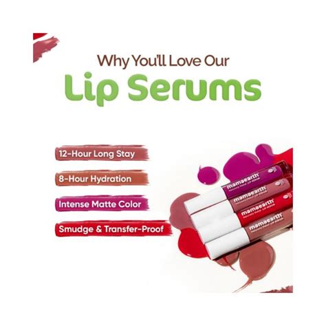 Buy Mamaearth Naturally Matte Lip Serum Lipstick with Vitamin C & E For
