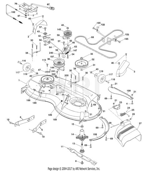 Ariens 936075 960460056 01 46 Automatic Tractor Parts Diagram For