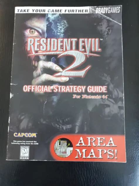 VINTAGE RESIDENT EVIL 2 Official Strategy Guide For Nintendo 64 N64