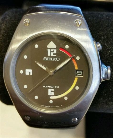 Authentic Seiko Kinetic Arctura 5m42 0e39 Seiko Kinetic Wrist Watch