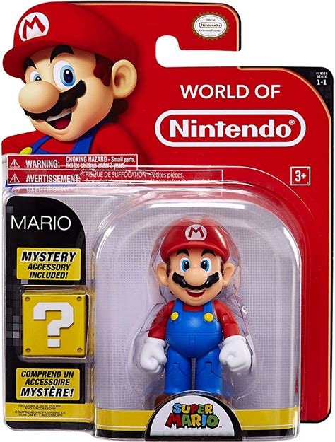 World Of Nintendo Super Mario Series 1 Mario 4 Action Figure Jakks