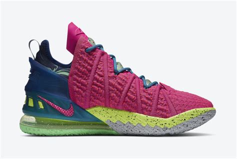 Nike Lebron 18 Los Angeles By Night Pink Prime Multicolor Db8148 600