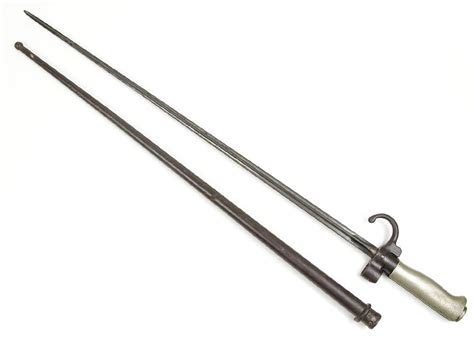 1886 Early French Lebel Bayonet With Blade And Hilt Attached Parade